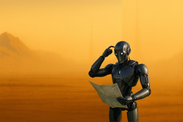Autonomous platforms navigating terrain without satellite support.